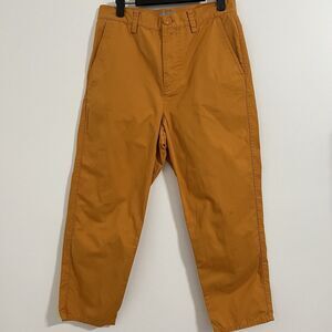 COS Cotton Trouser Pants Size EU 36 / US 6 Orange Preppy Straight Modern Office